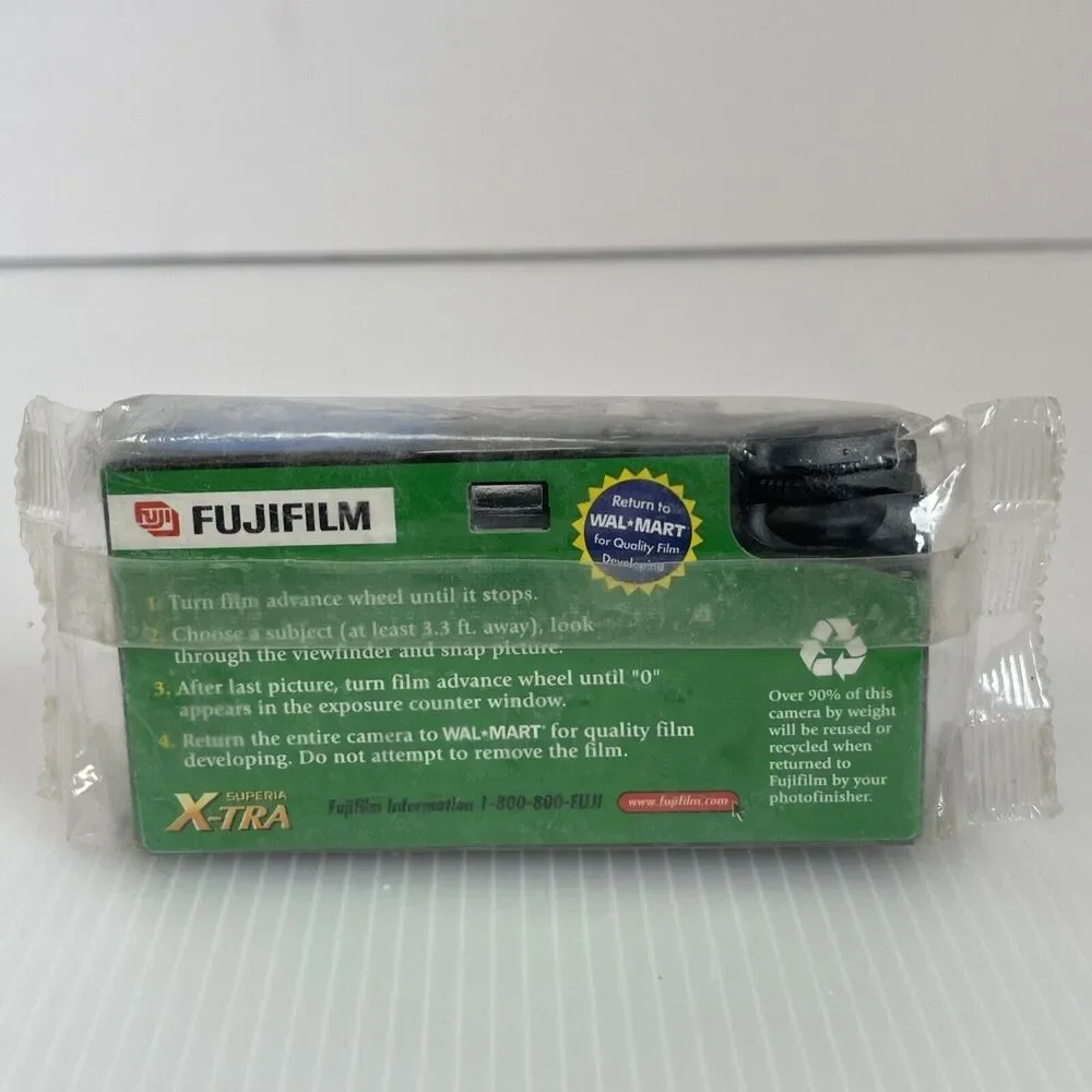 Fujifilm QuickSnap 35mm One-Time Use Outdoor Camera 2005 27 exp New Sealed R1C4